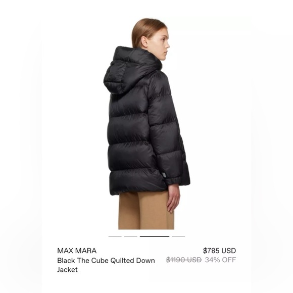 Max Mara The Cube Seia Coat size 38 (4) - Picture 3 of 8